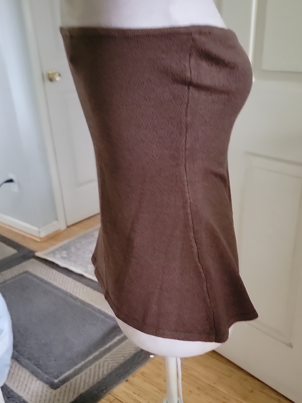 Brown Wide-Leg Jumpsuit - Picture 3 of 9